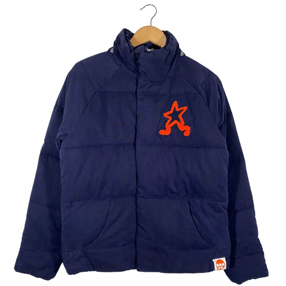 G-Star Raw by Marc Newson Felt Star Cotton Puffer Jacket Navy mens size small